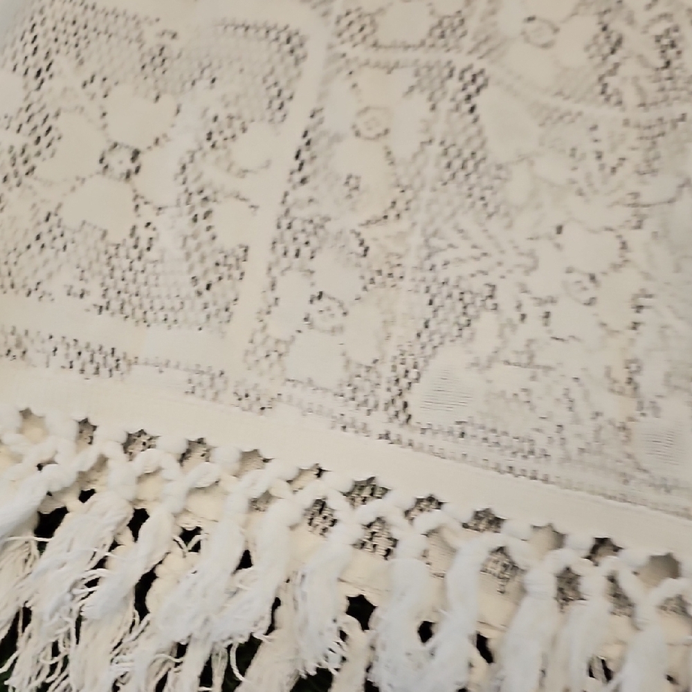 Cream Embellished Midi Pencil Skirt Resort Wear - Picture 4 of 9